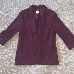 Lauren Conrad Blazer - Size 8 - Burgundy